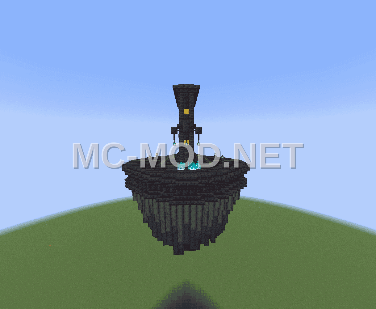 Floating Nether Portal Decoration