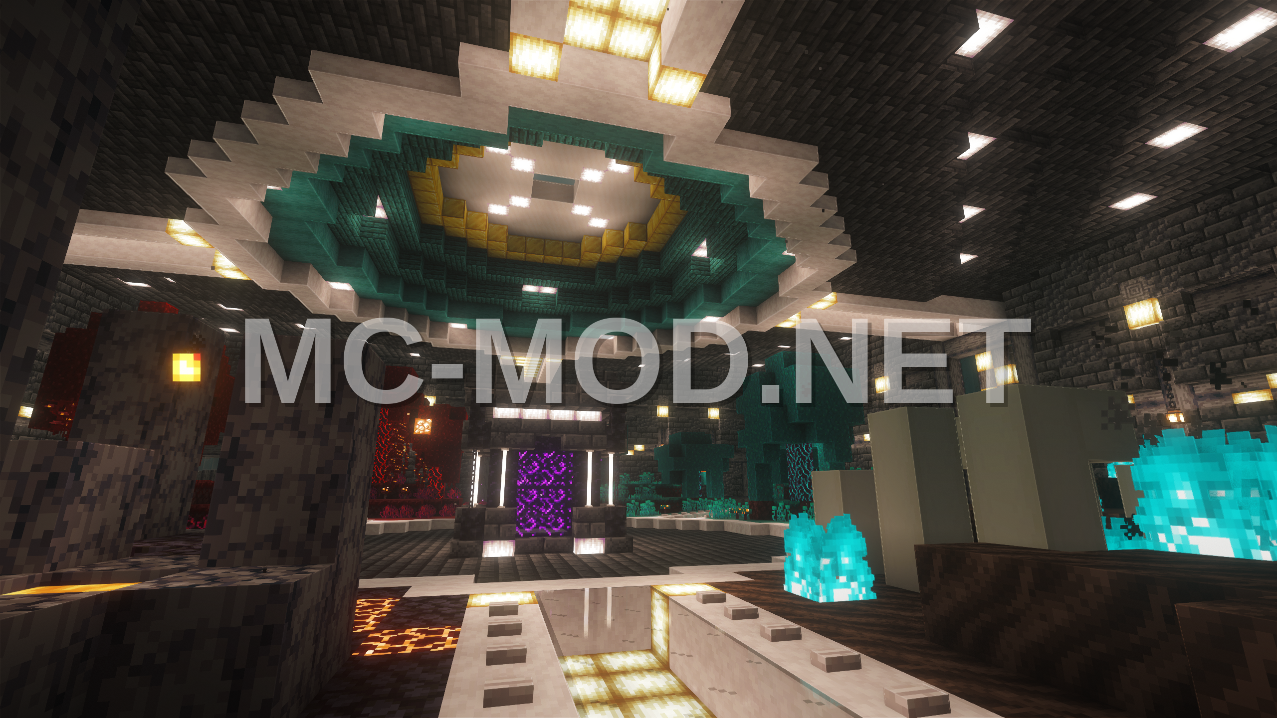 Four Biome Nether Hub