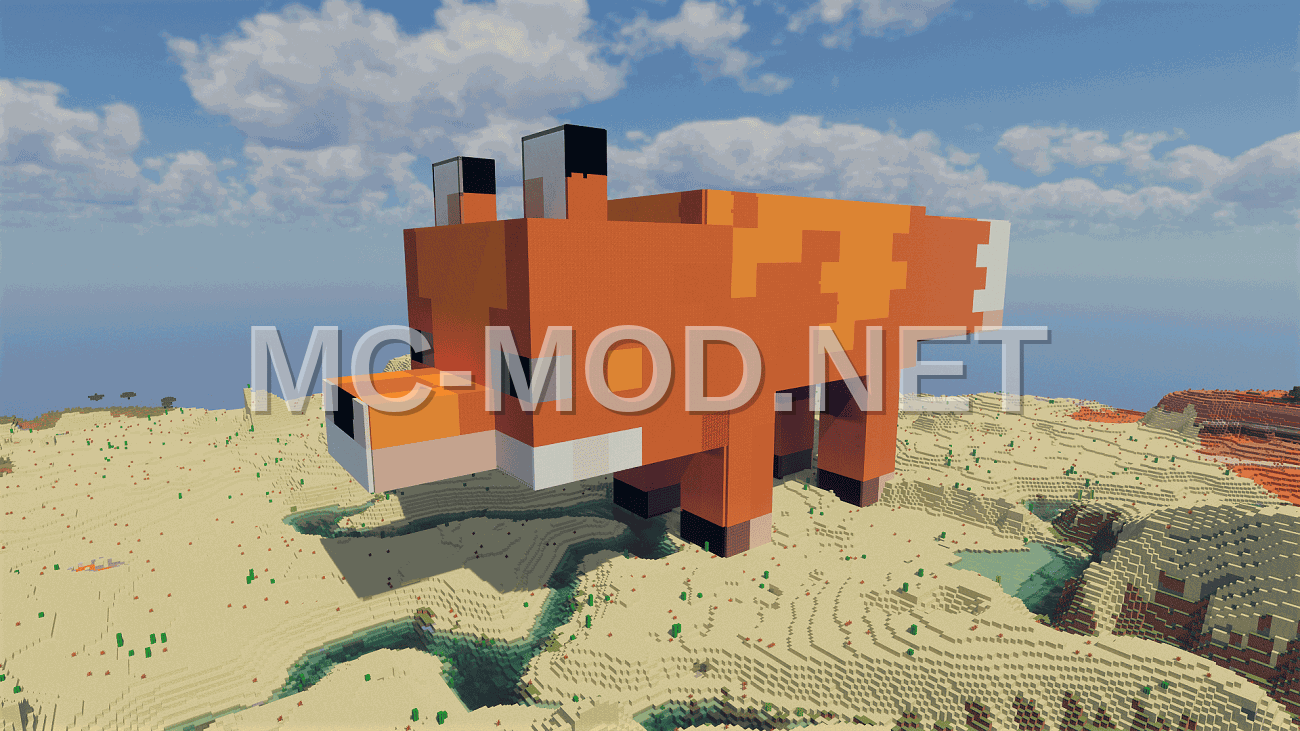 Fox Sculpture for Minecraft