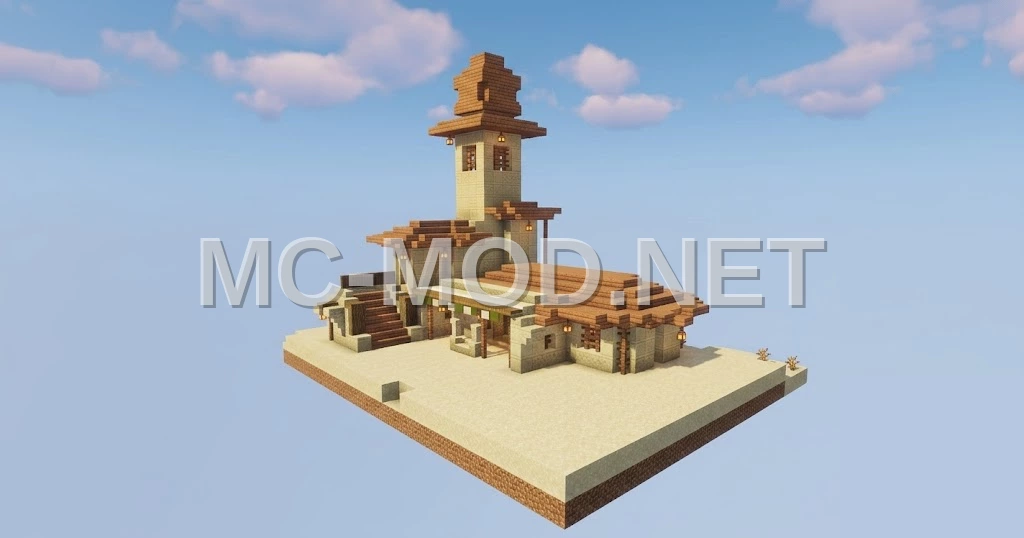Frontier Watch Base Sandstone Desert Outpost