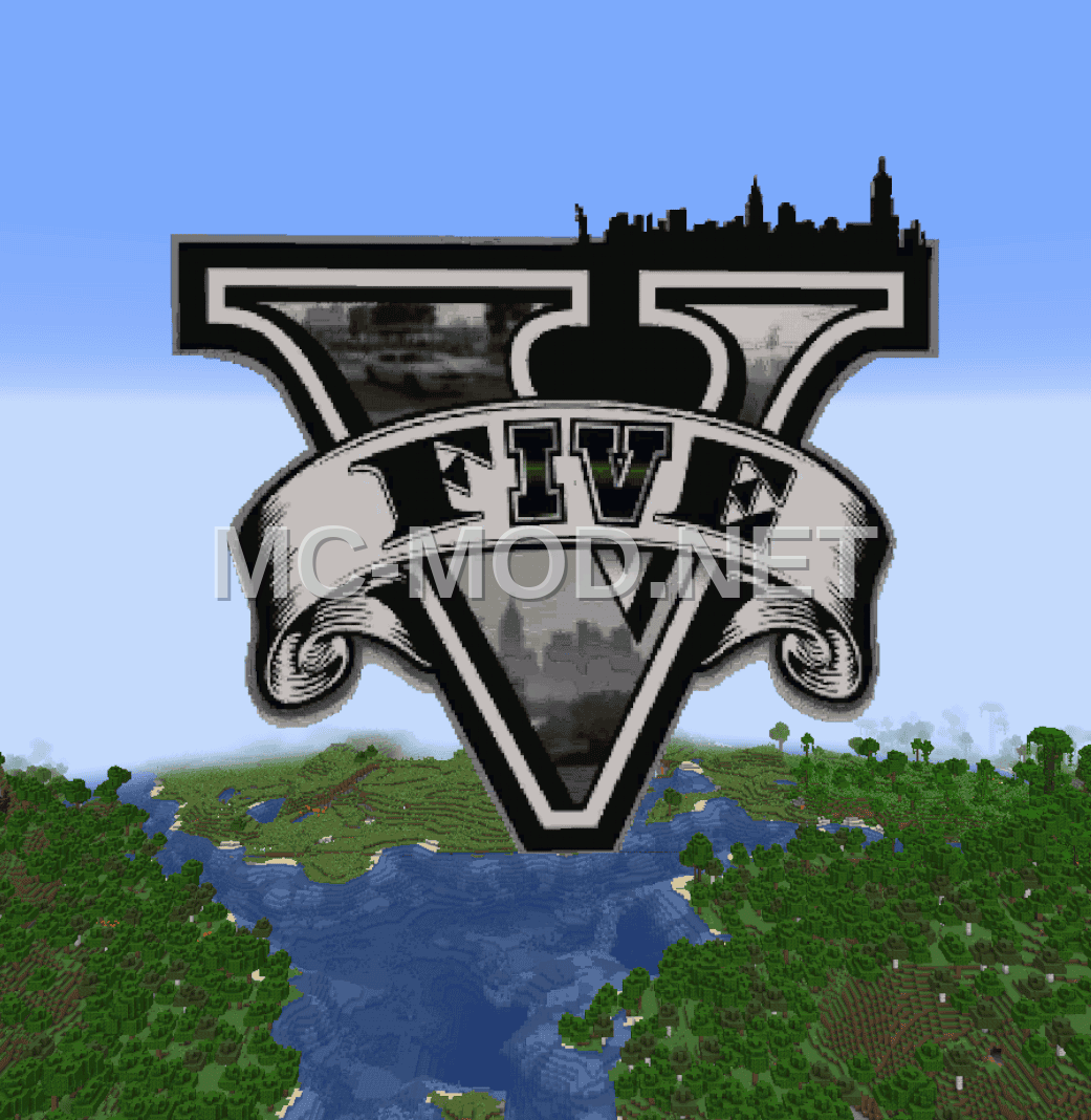 GTA V Logo Pixel Art