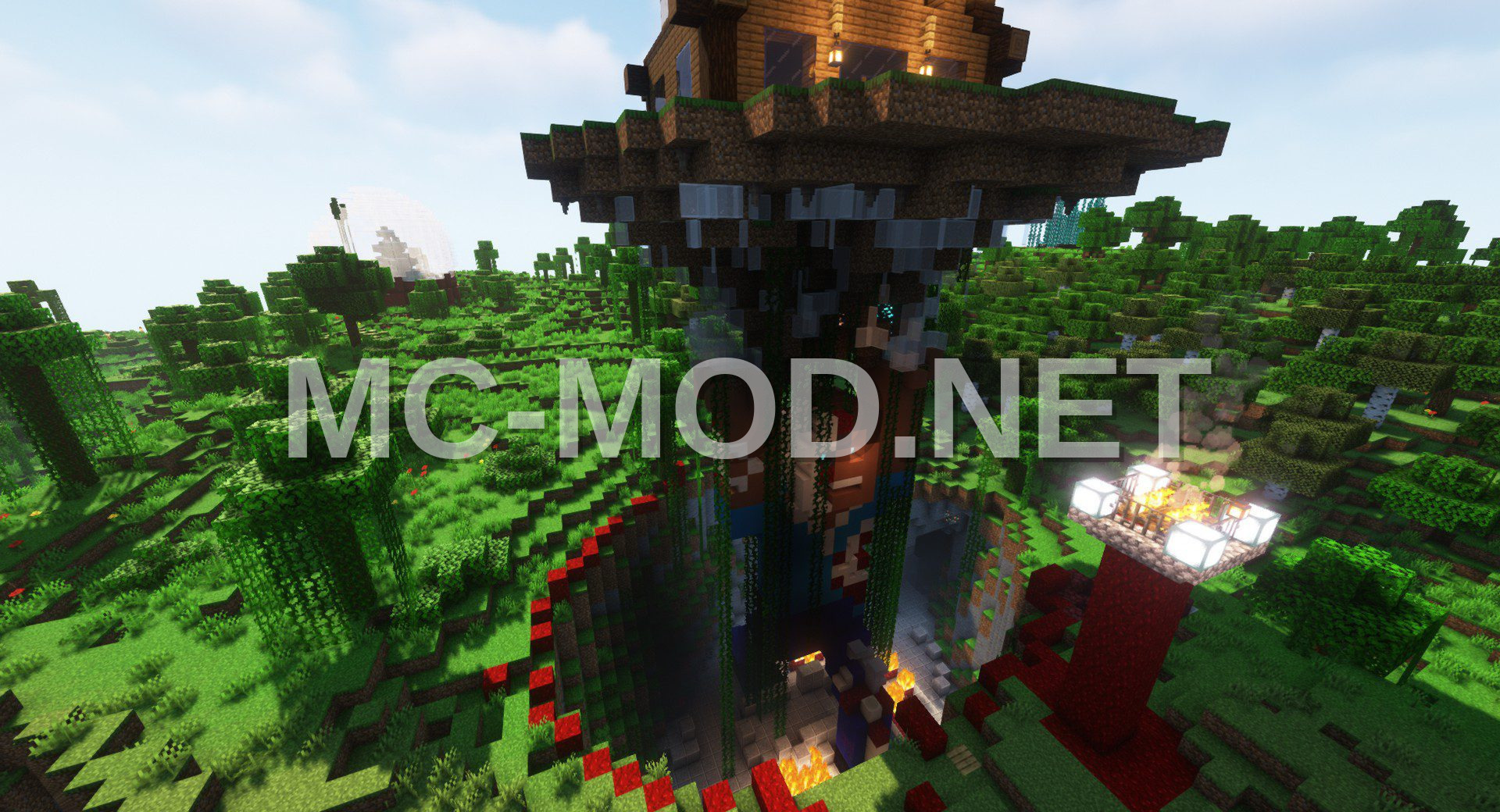 Giant Herobrine Statue