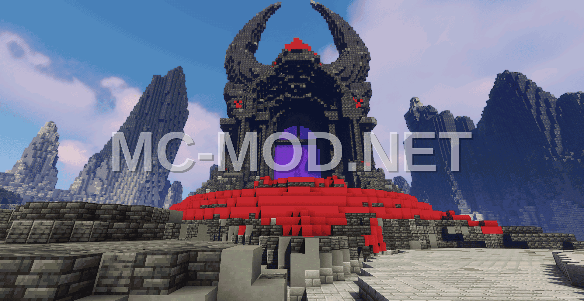 Giant Nether Portal Island