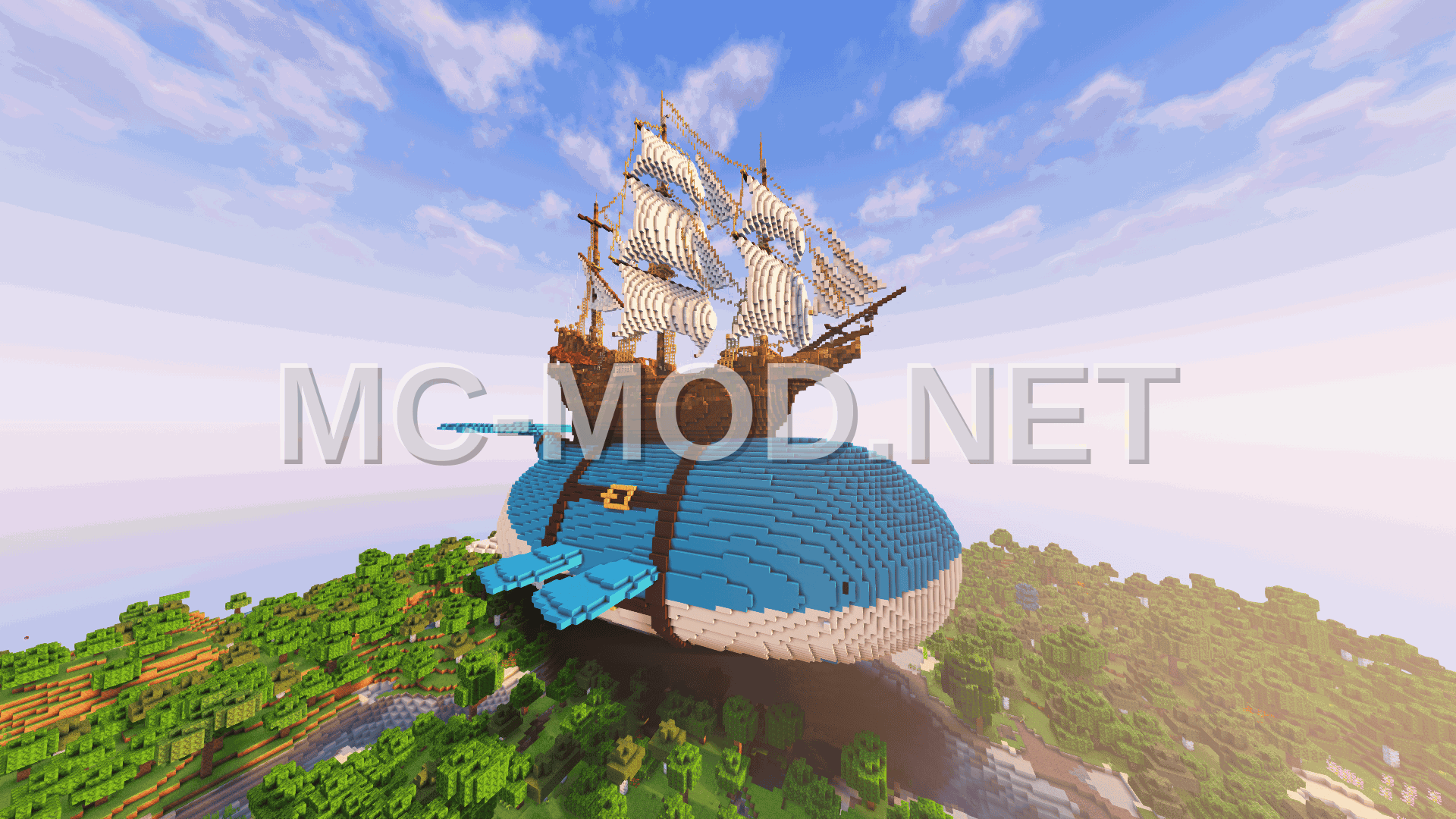 Giant Wailord Pirate Ship