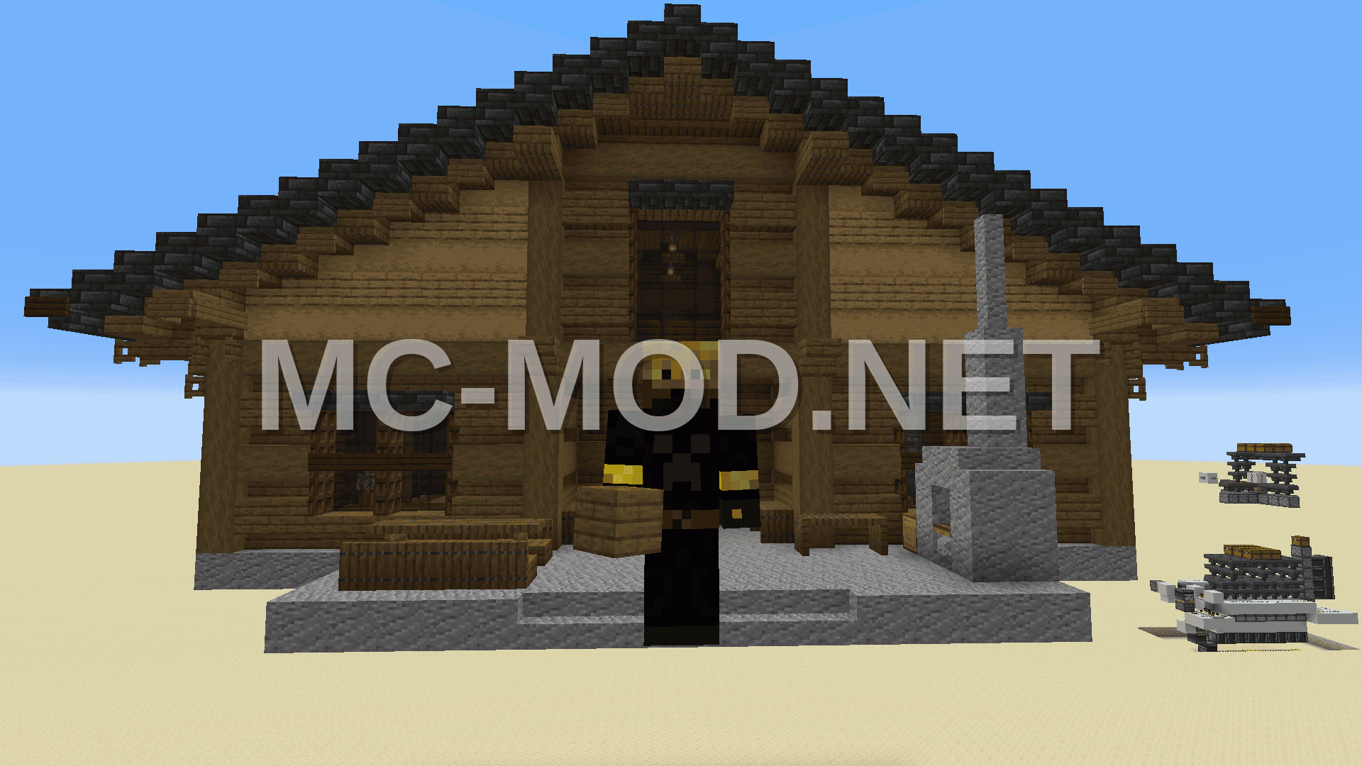 Golden Carrot Farm With Villagers