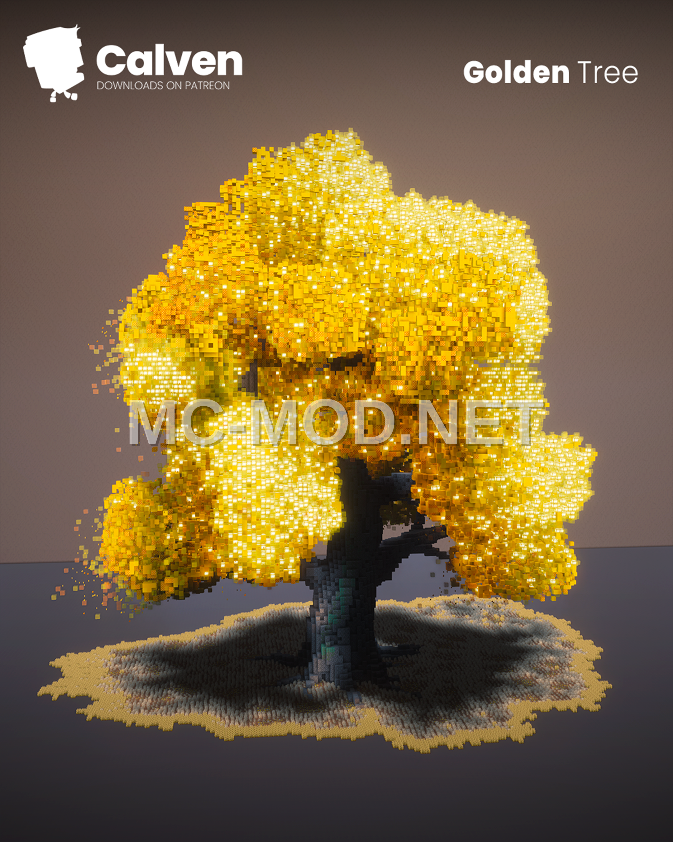 Golden Decorative Tree