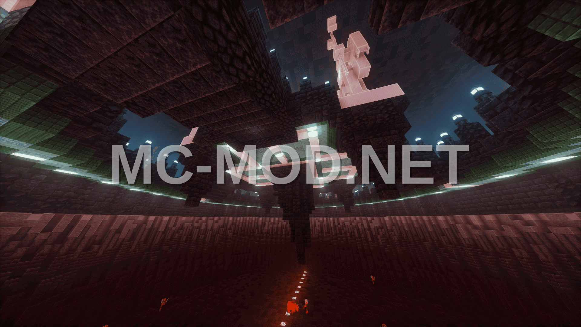 Gothic Nether Hub Transportation System