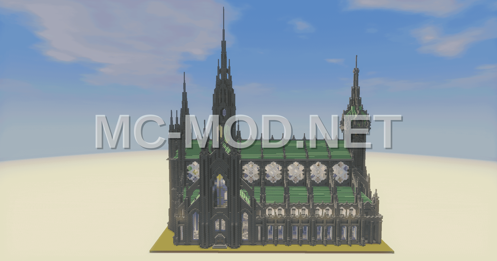 Gothic Style Cathedral Structure