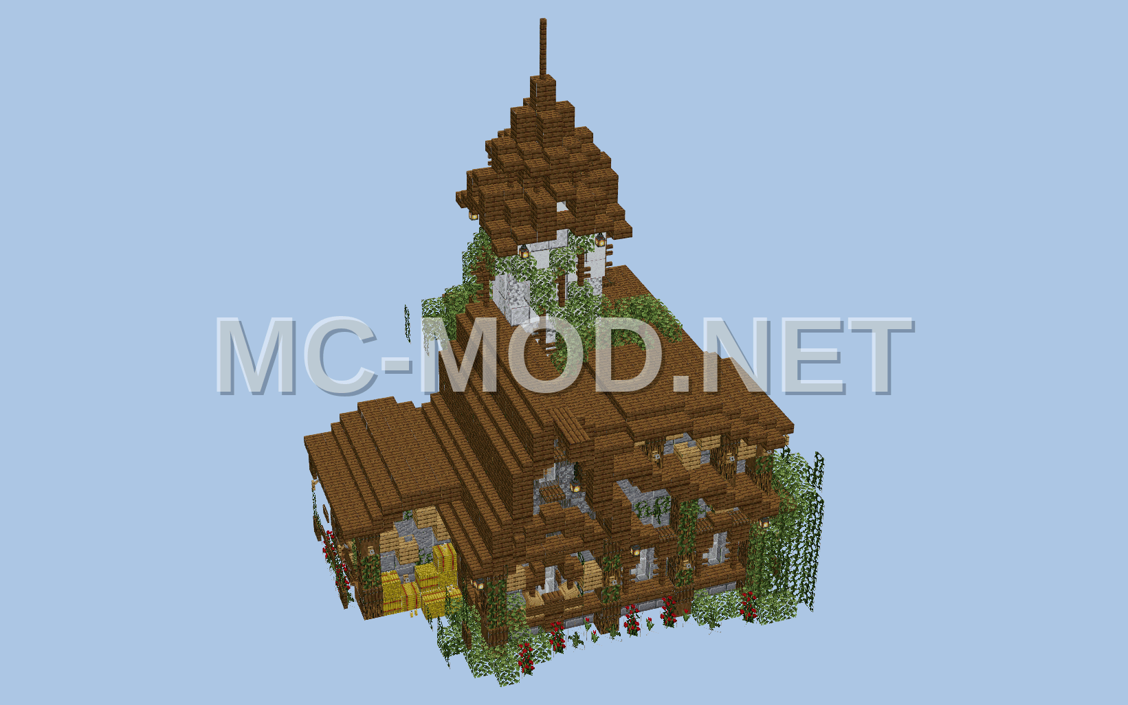 Grand Medieval Manor House Minecraft Build