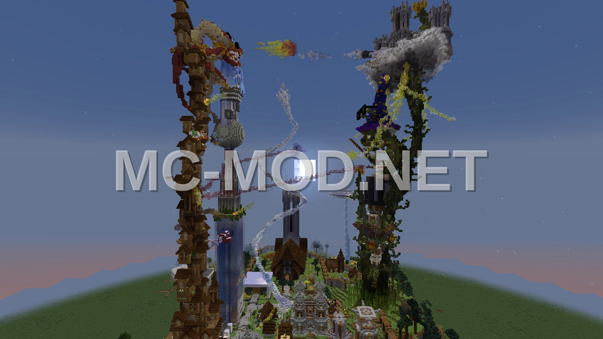Hermitcraft Tower Battle Recreated