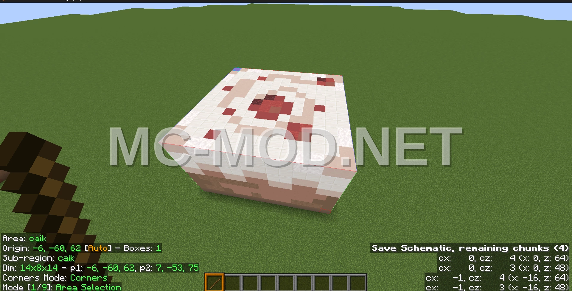 Highly Detailed Minecraft Cake Block Recreation