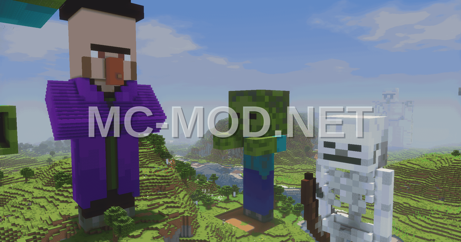Hostile Mob Statues and Figures