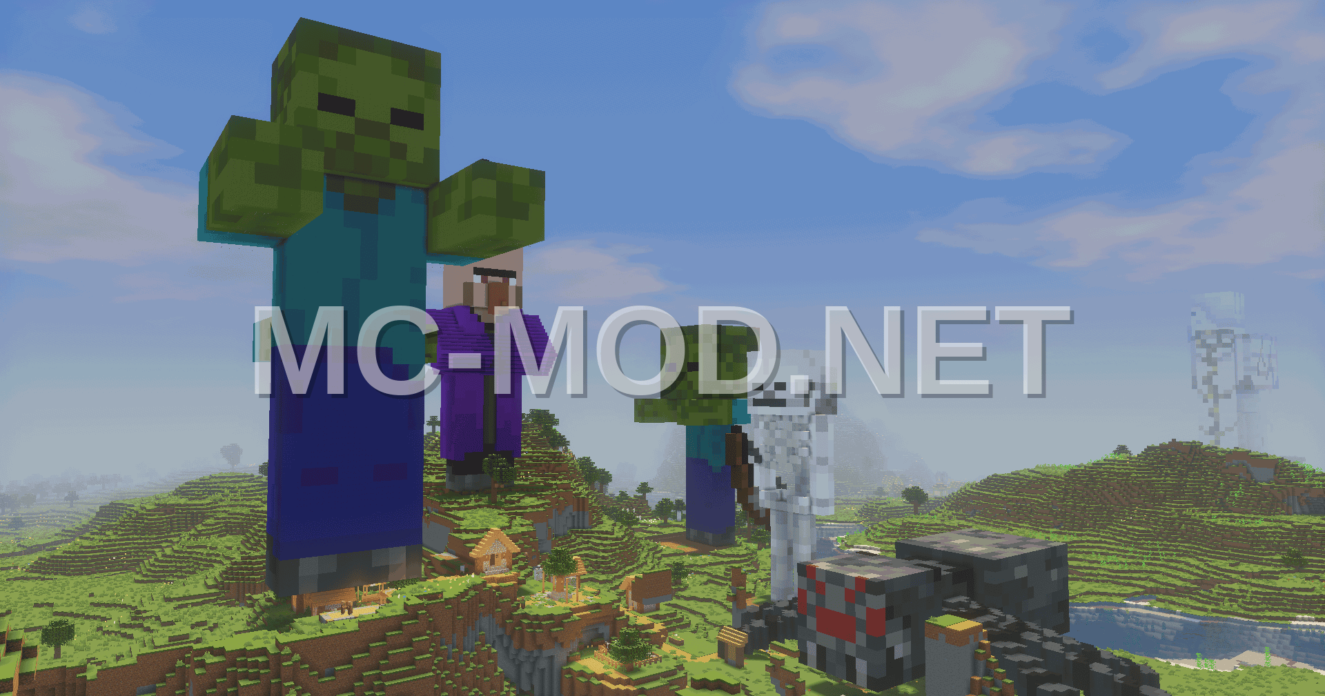 Hostile Mob Statues and Figures