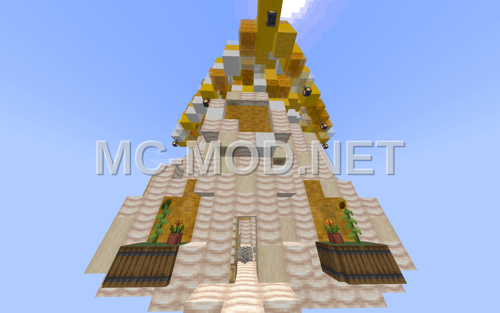 Inhabitable Yellow Mushroom House