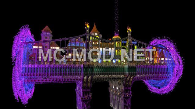 Interdimensional Bridge Schematic for Minecraft