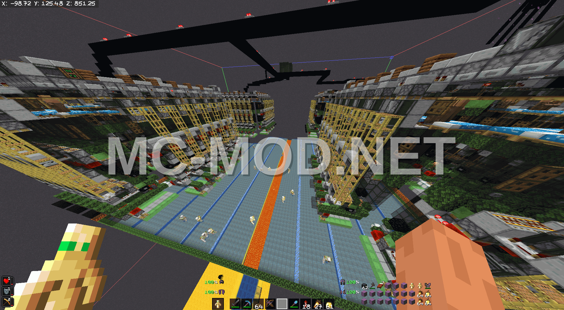 Iron Farm With High-Speed Storage