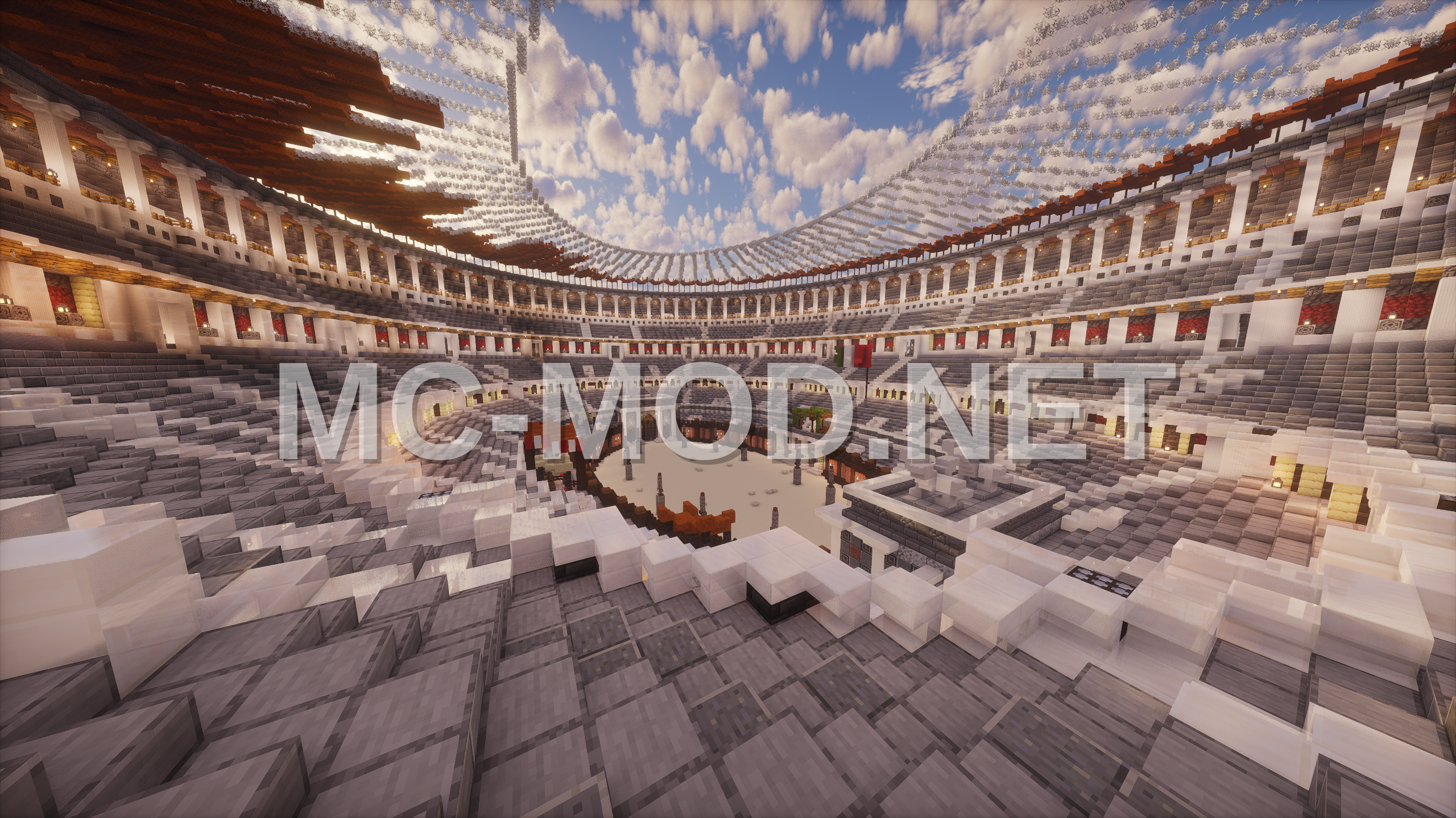 Italian Colosseum Structure