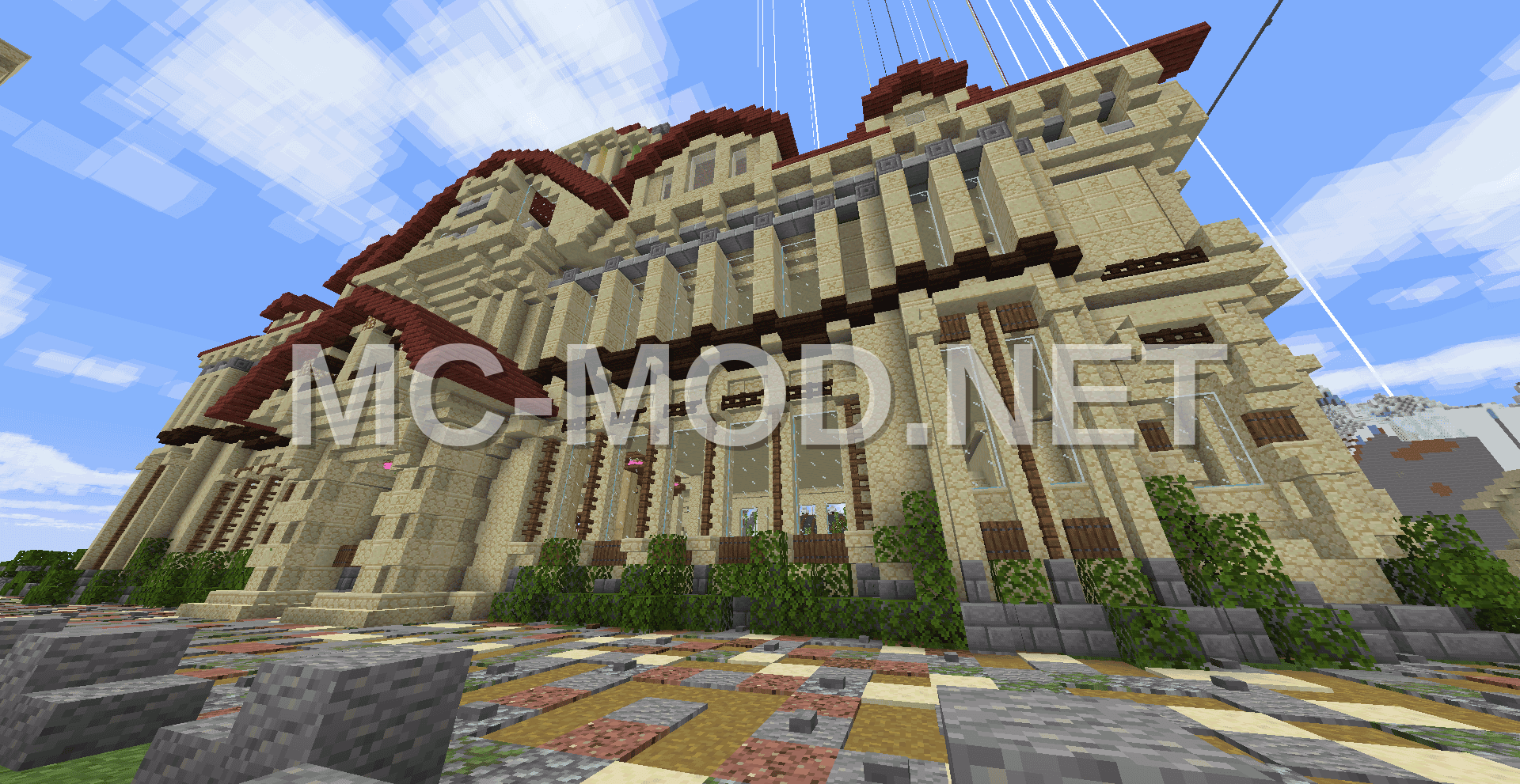 Large Minecraft Town Hall Building