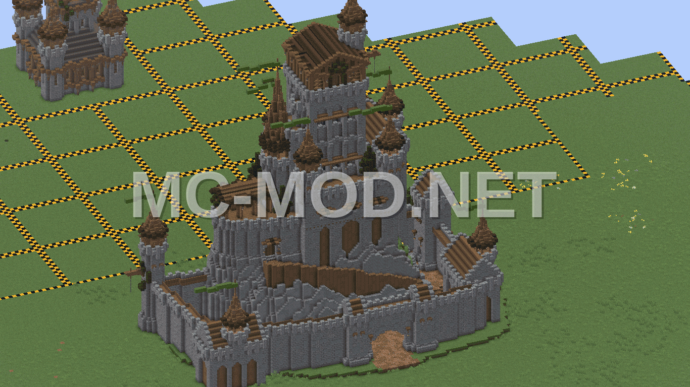 Majestic Mountain Medieval Castle