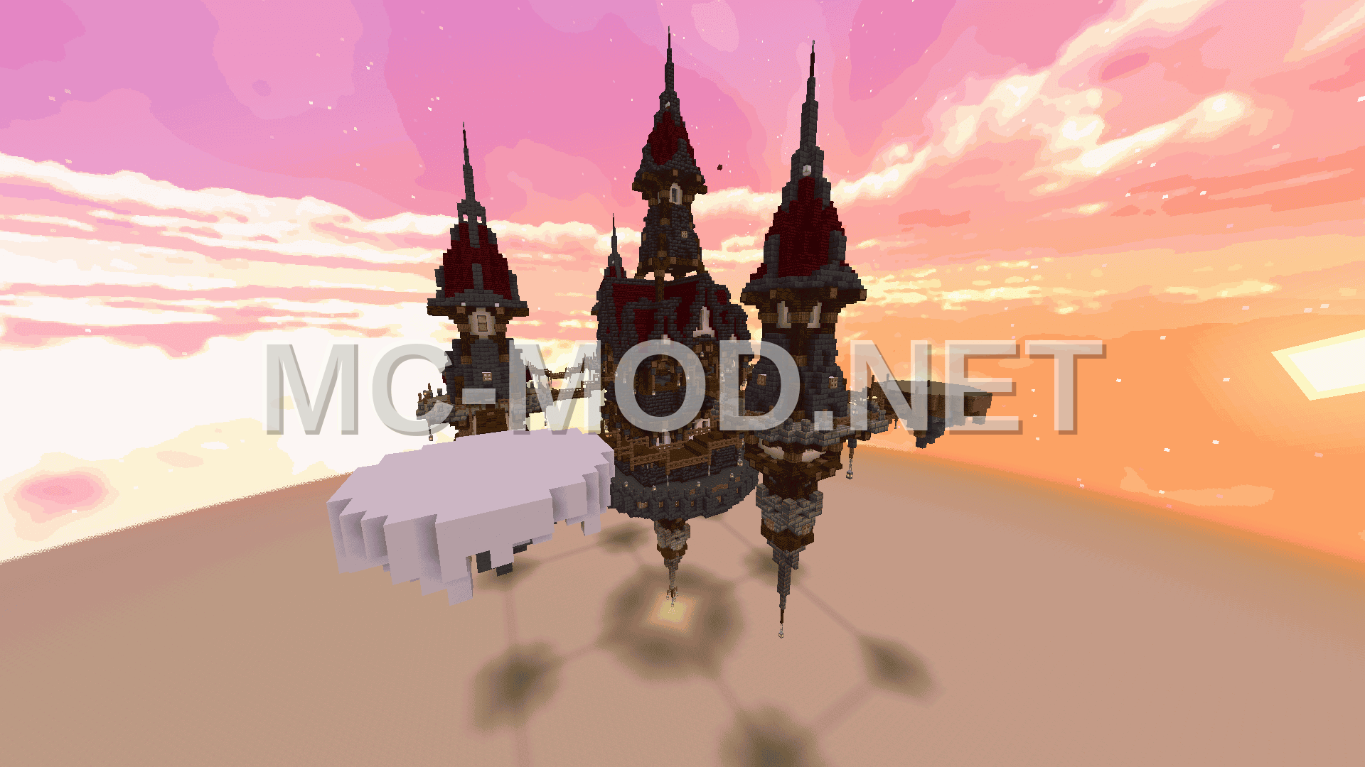 Medieval Fortress Aerial Military Base