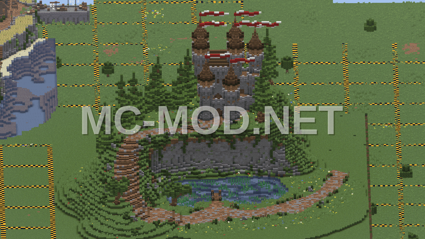 Medieval Fortress With Hidden Lake