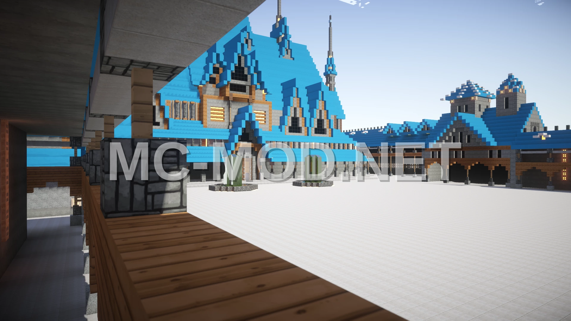 Medieval Frozen Castle Design