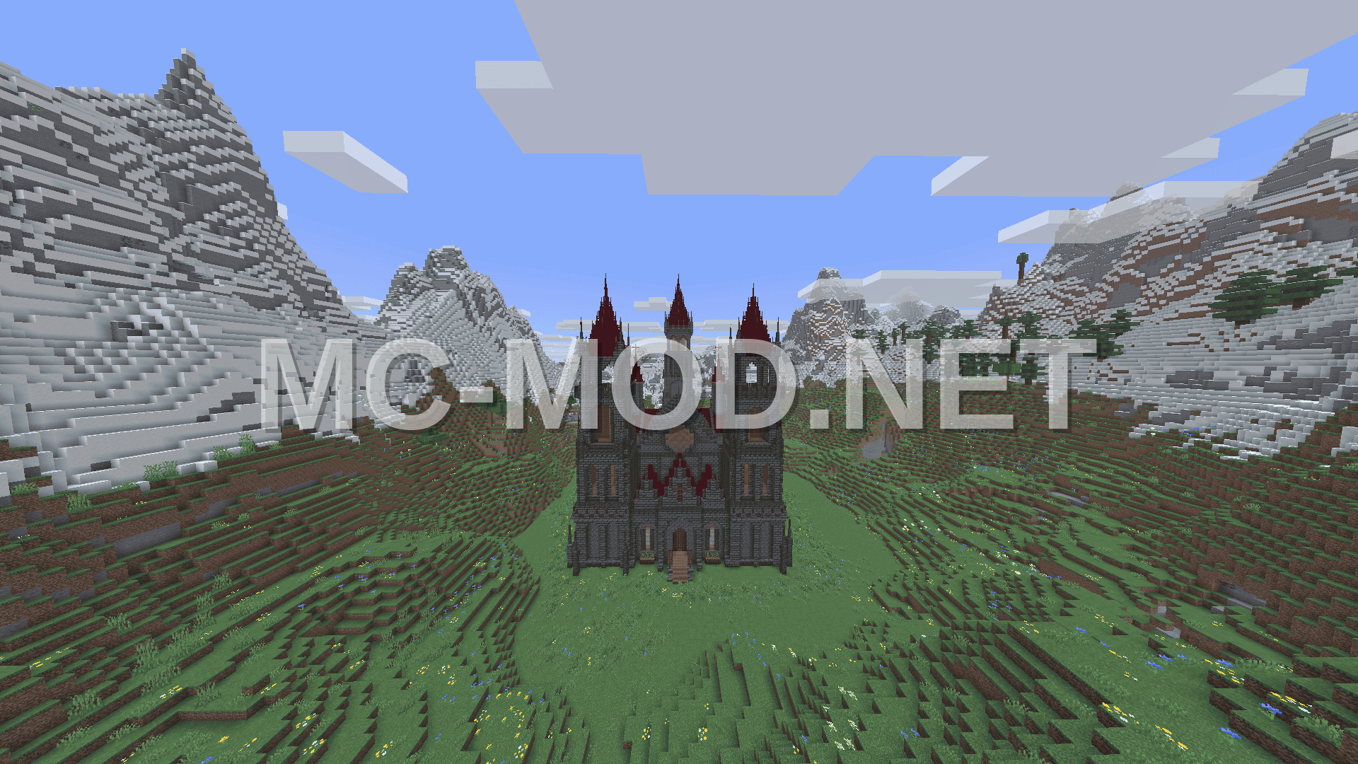 Medieval Gothic Castle Structure