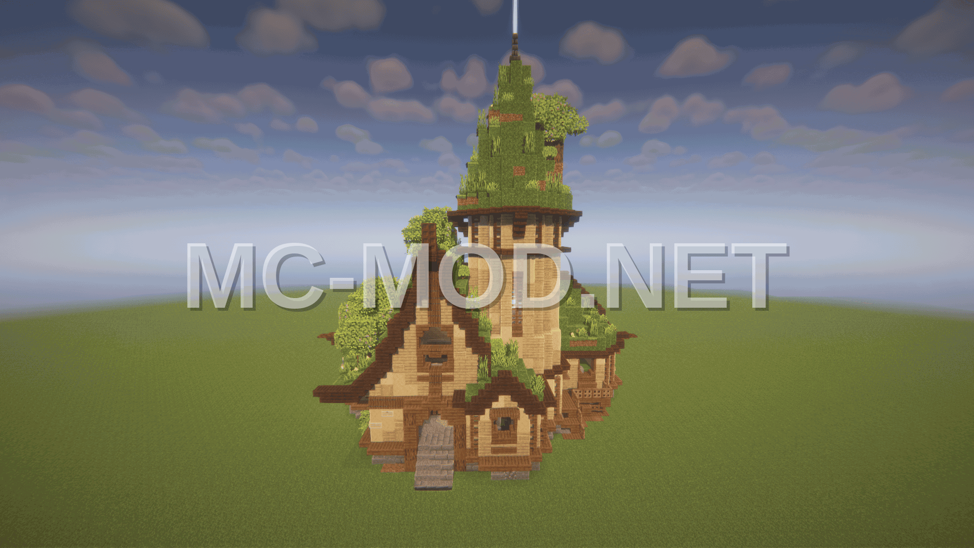 Medieval Moss Farm Structure