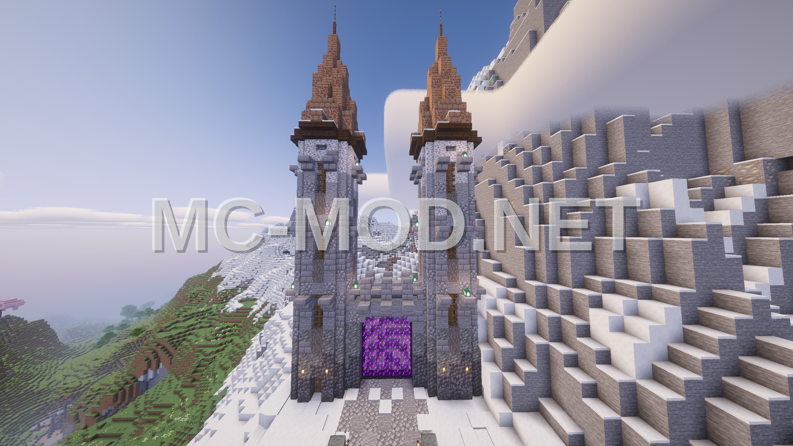Medieval Nether Portal Decoration
