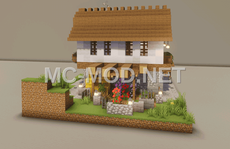 Medieval Style House With Interior
