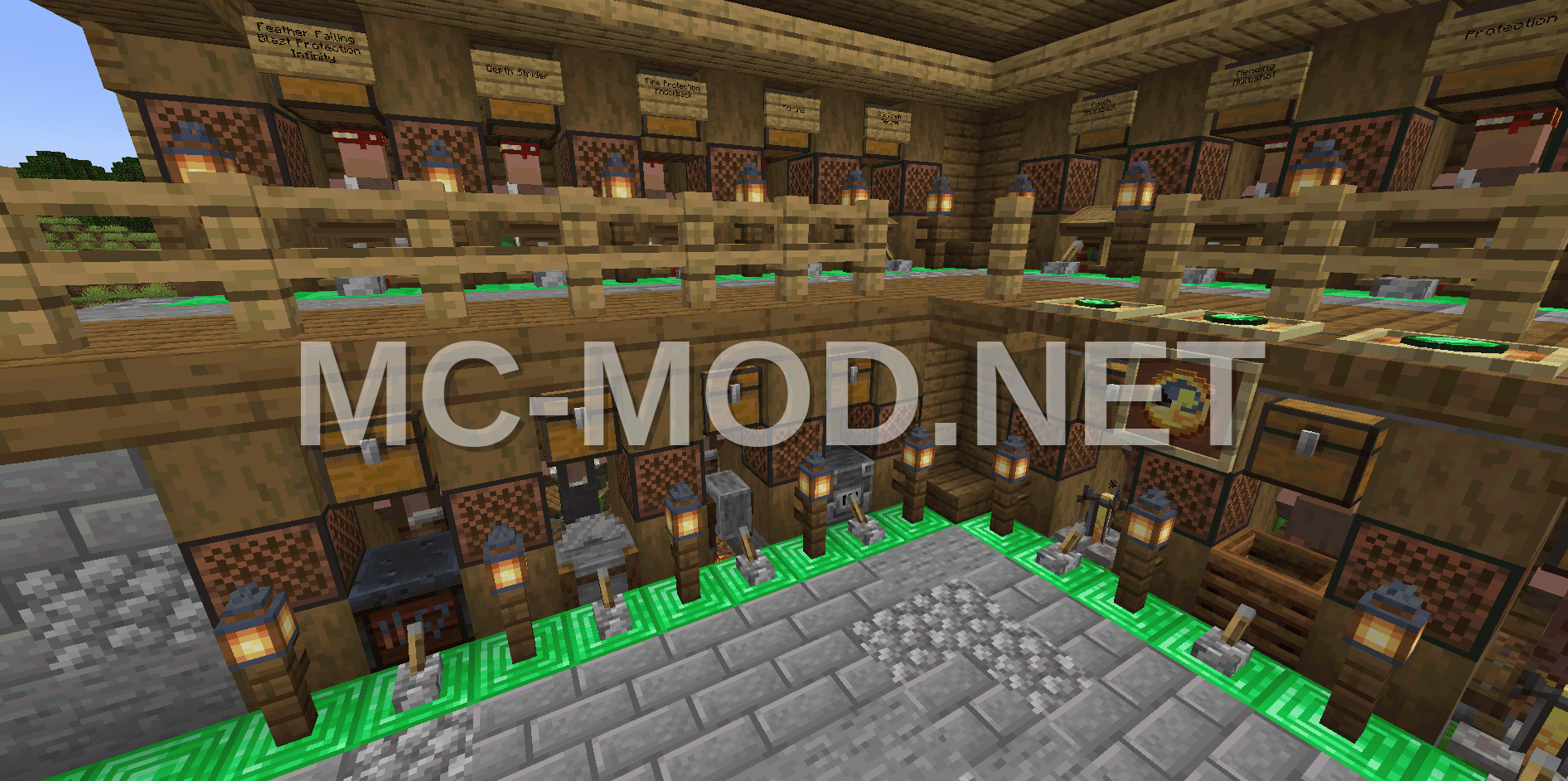 Medieval Trading Hall With Villager Zombifier