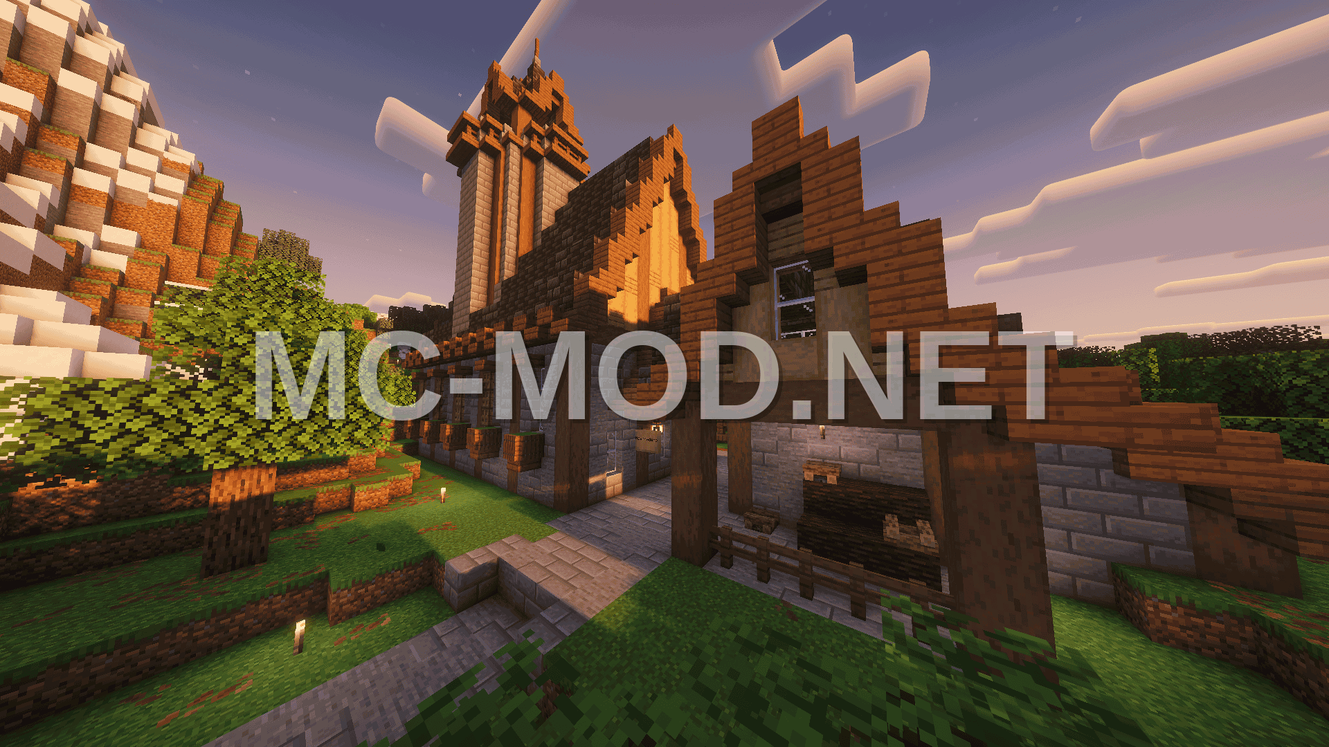 Medieval Tree Farm With Storage