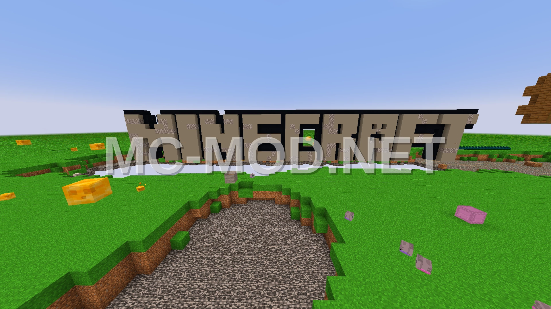 Minecraft Classic Logo Build