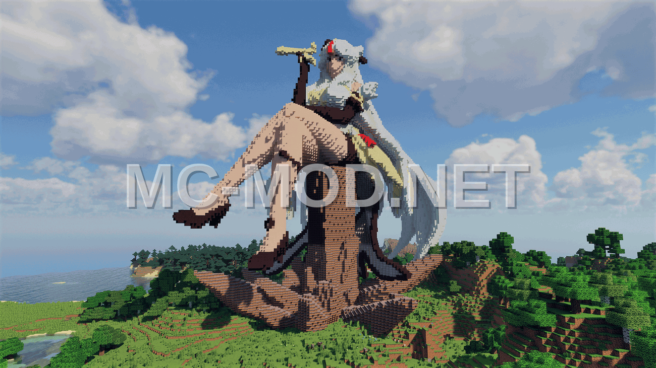 Minecraft Sitting Girl Sculpture