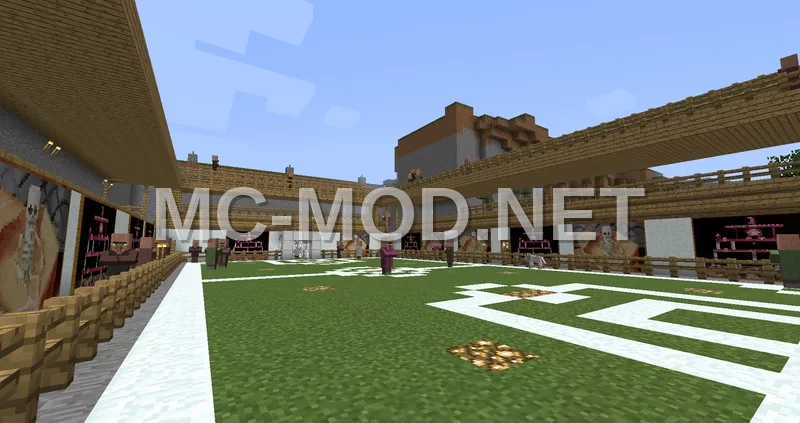 Minecraft Soccer Stadium Schematic