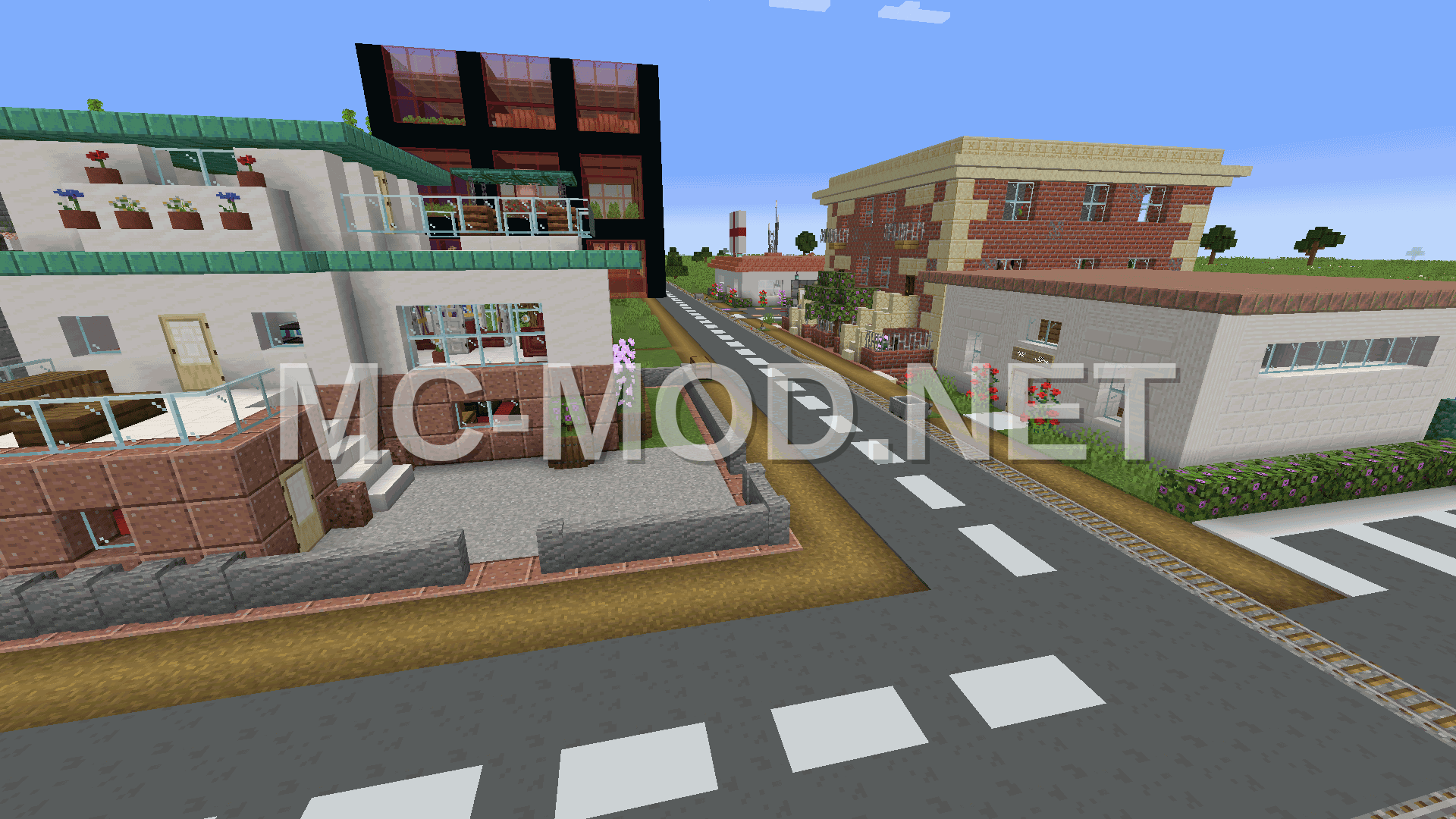 Minecrafty Town Schematic