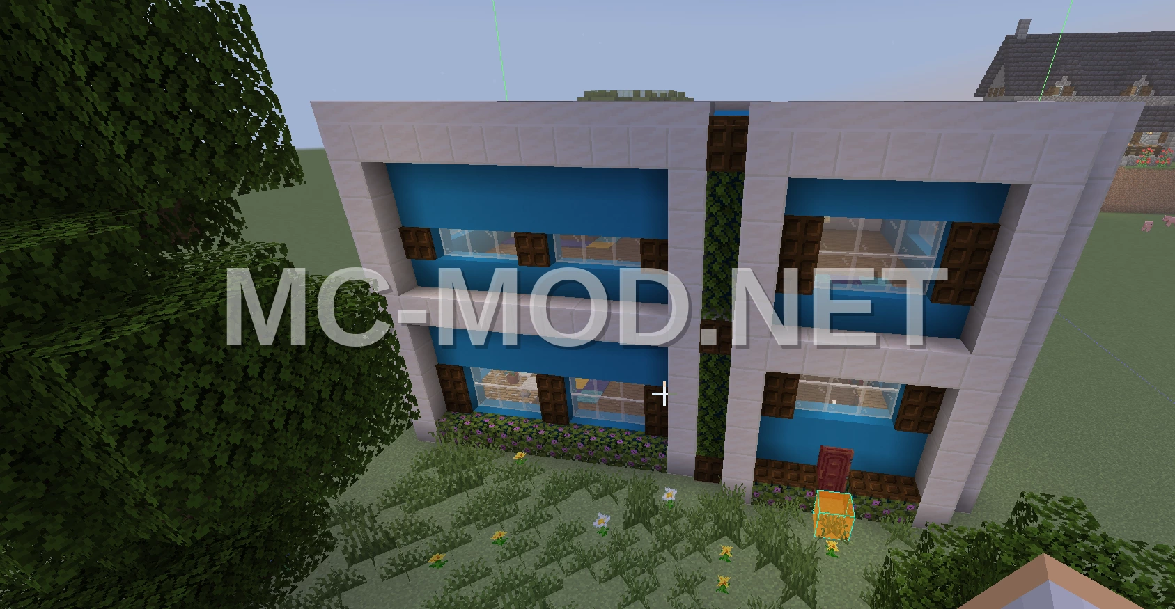 Modern Blue House