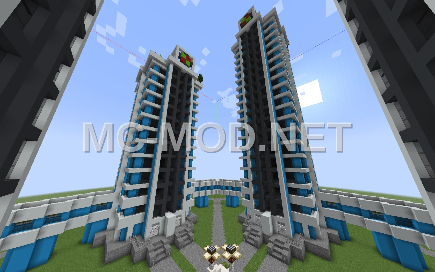 Modern City Skyscrapers