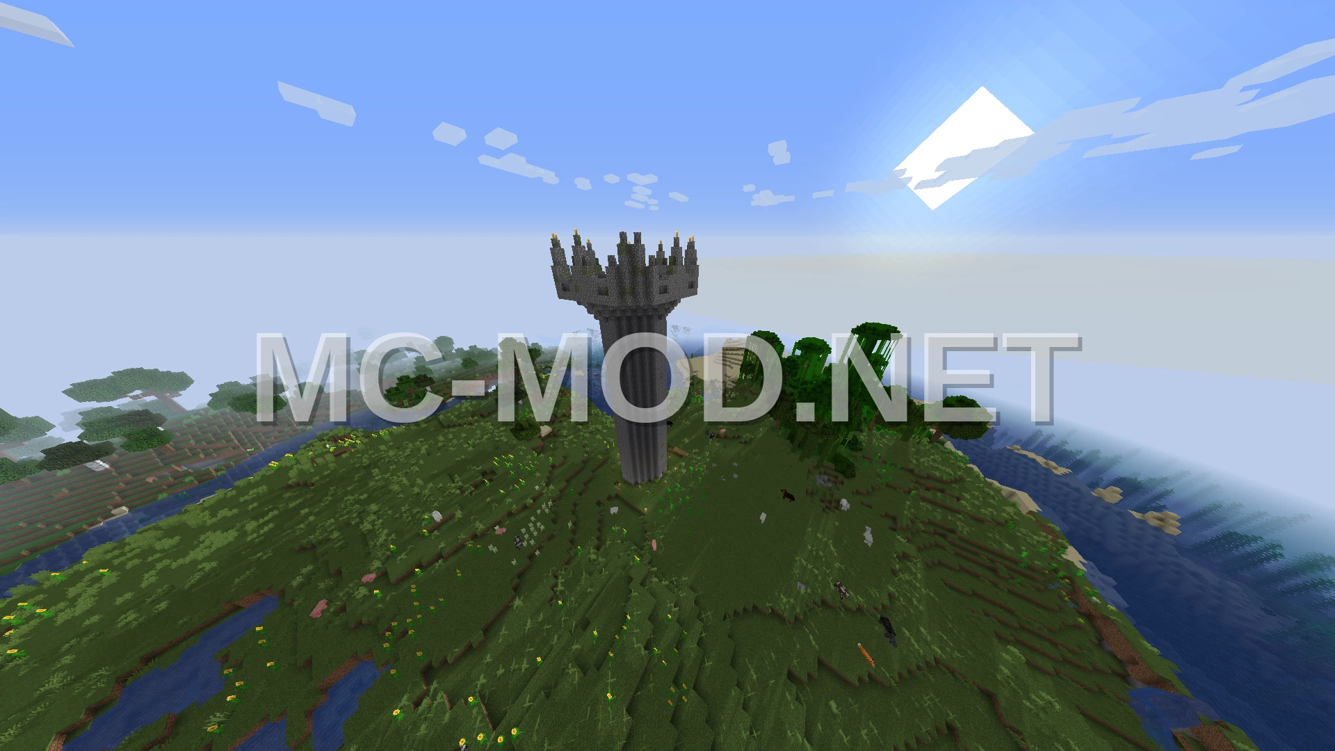 Mossy Cobblestone Tower