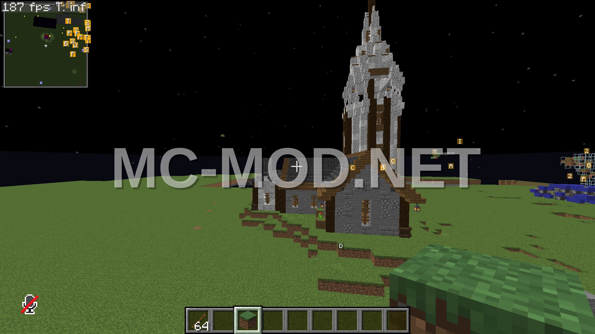 Mountain Base with Lookout Tower
