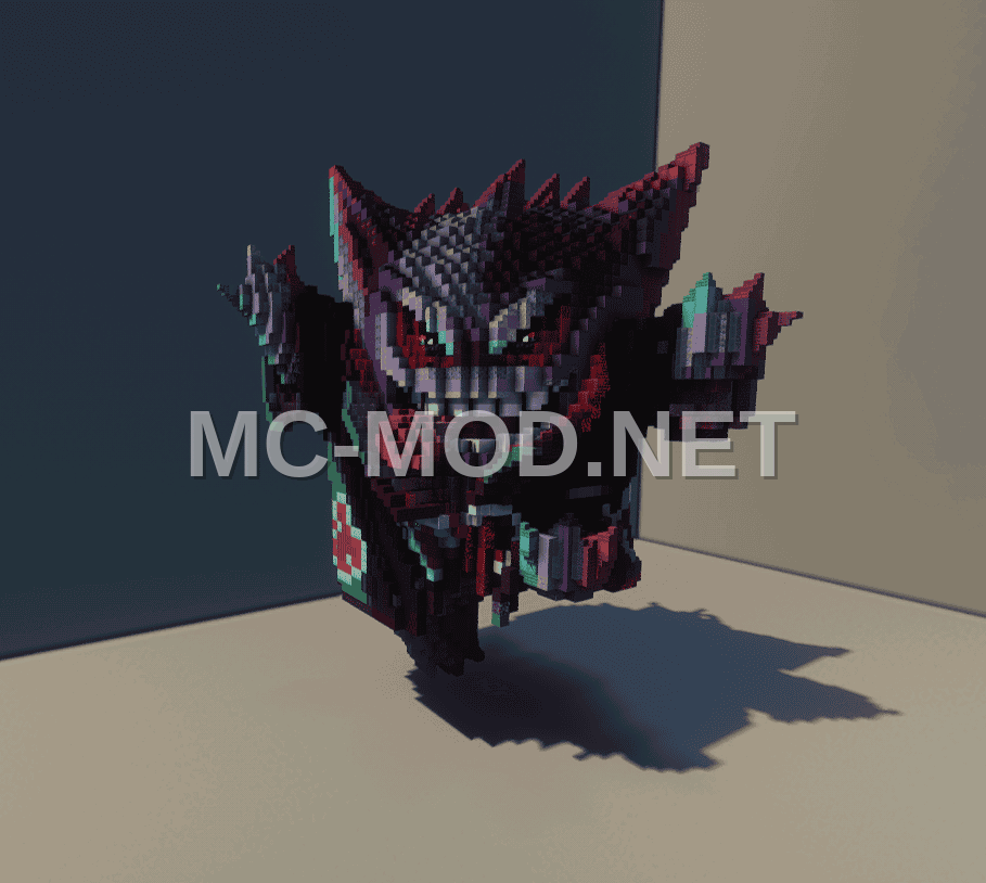 Naruto Style Gengar Statue