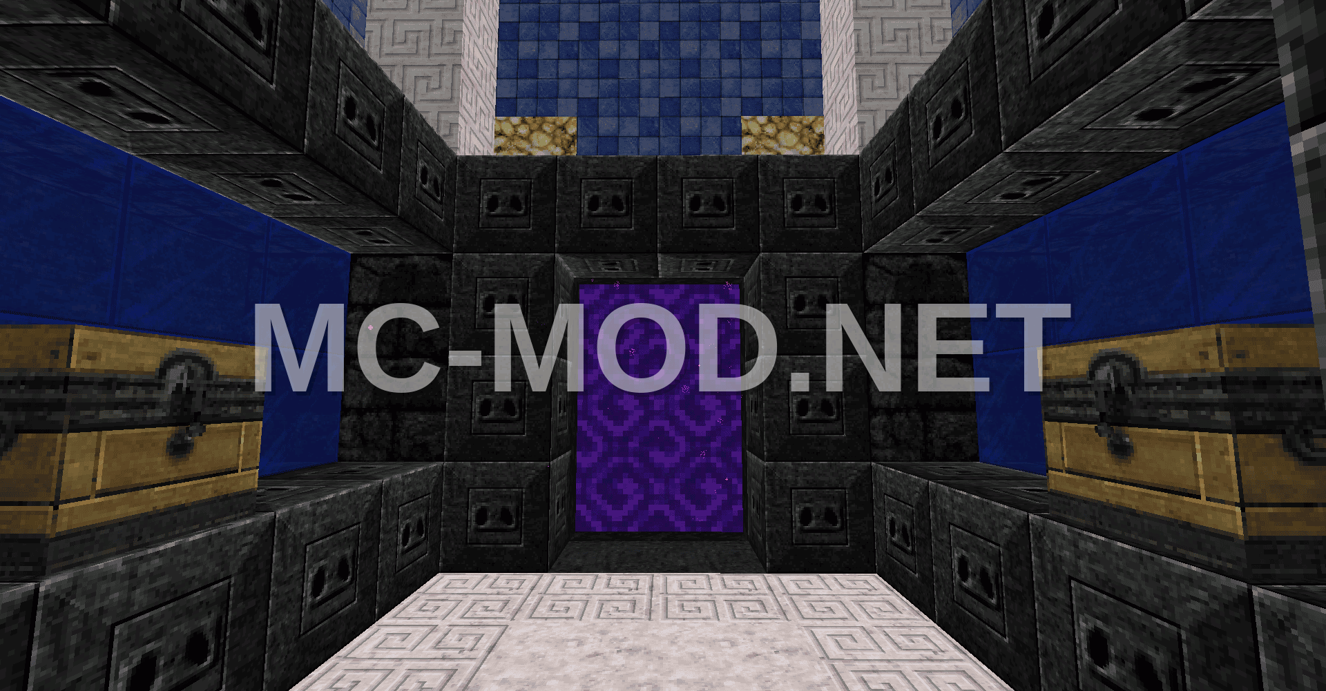 Nether Portal Exit Blackstone Structure