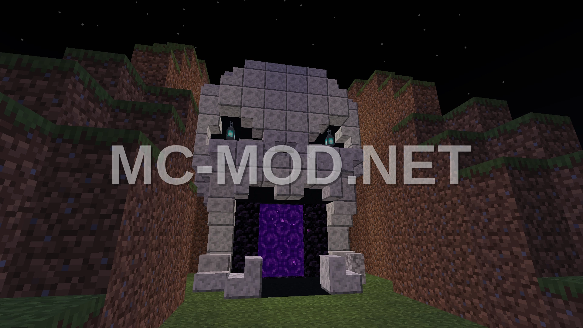 Nether Portal Skull Design