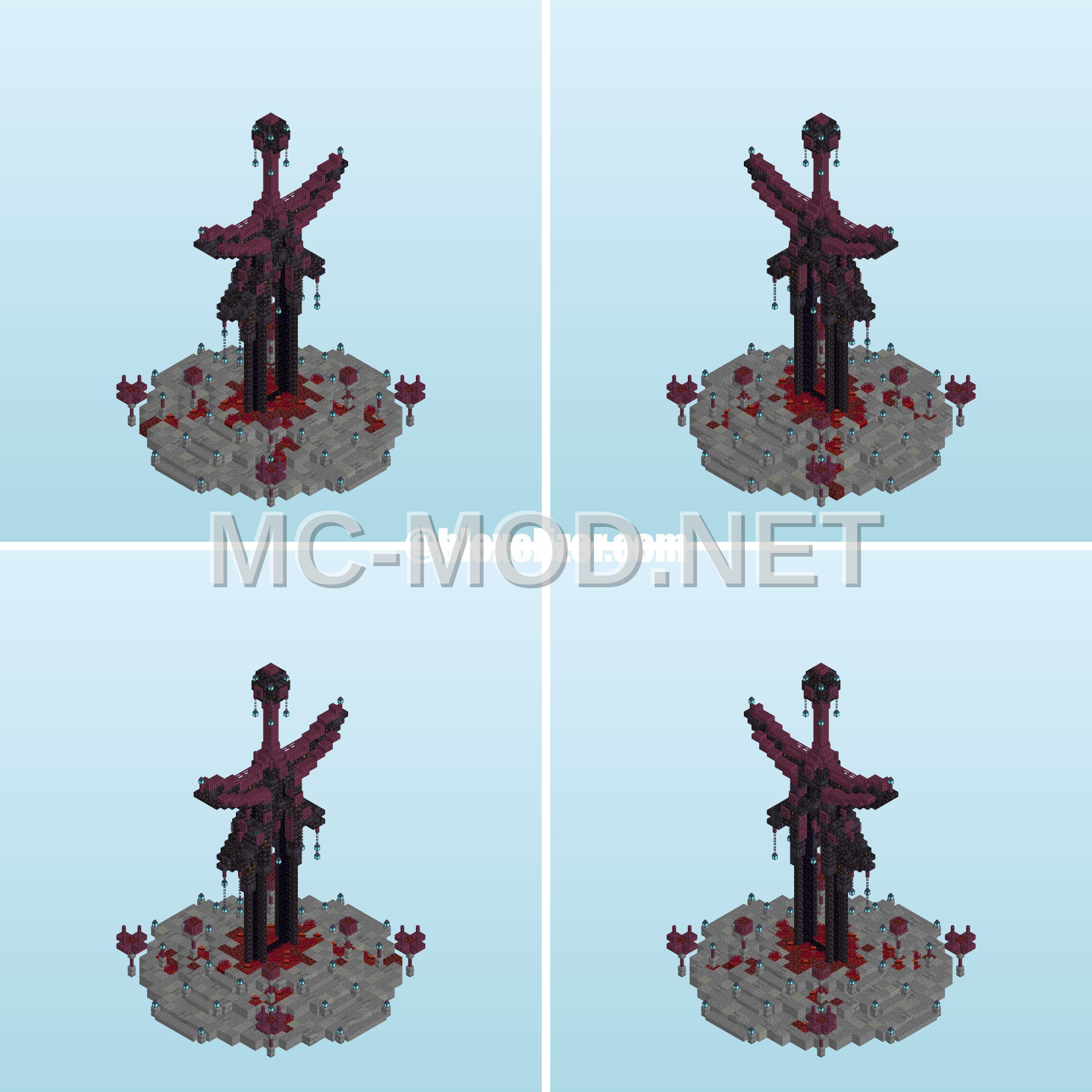 Nether Portal Sword Structure