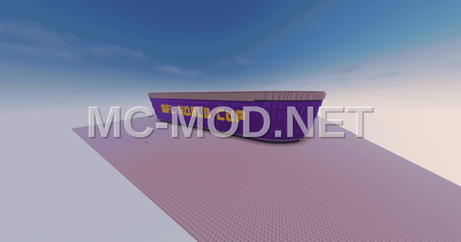 Purple Football Stadium