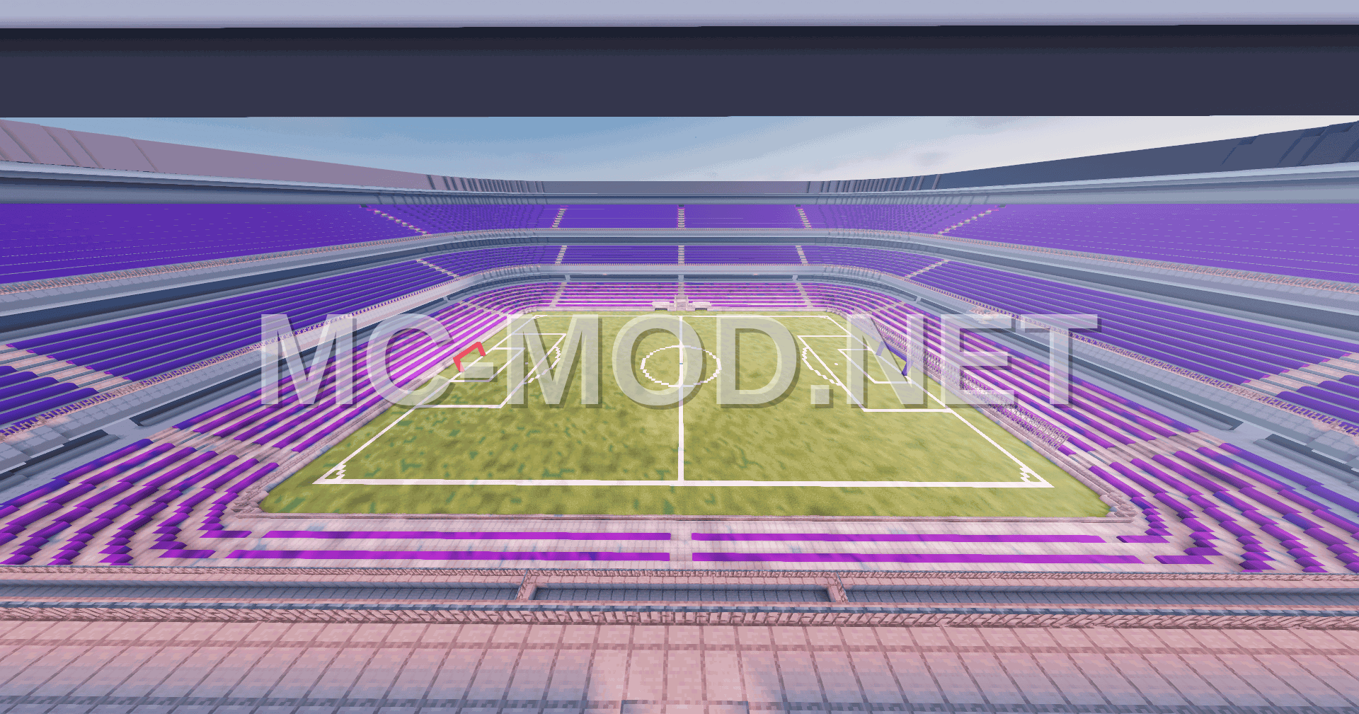 Purple Football Stadium