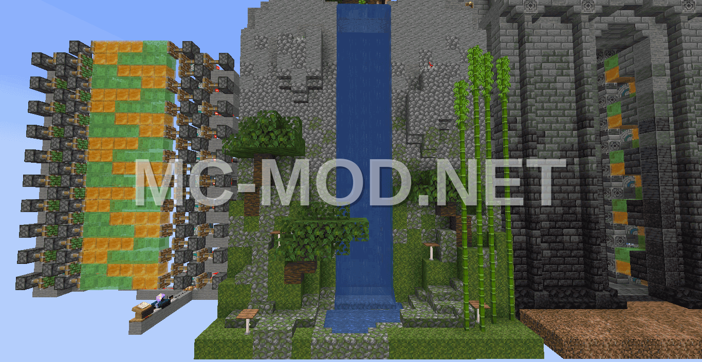 Redstone Activated Portal Decorations