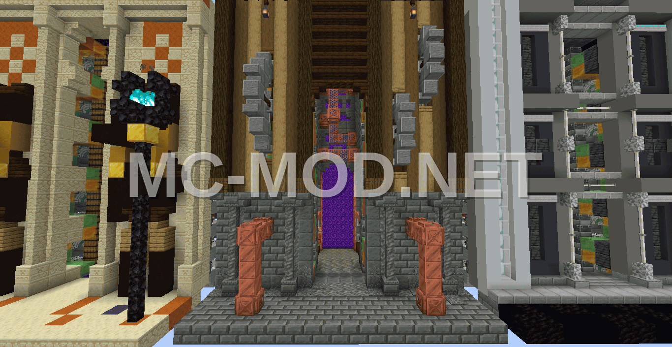 Redstone Activated Portal Decorations