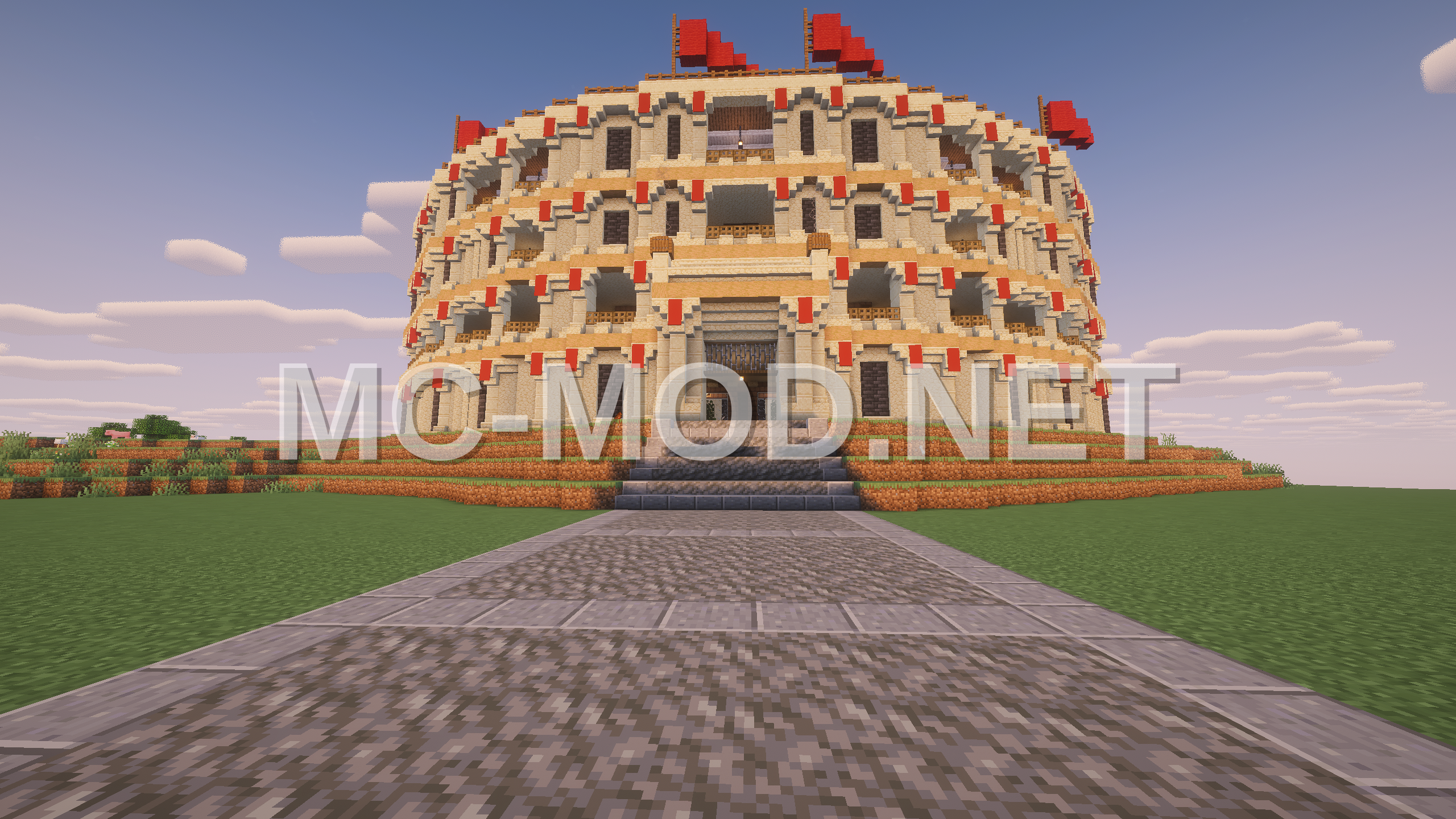 Minecraft Roman Colosseum Mob Arena