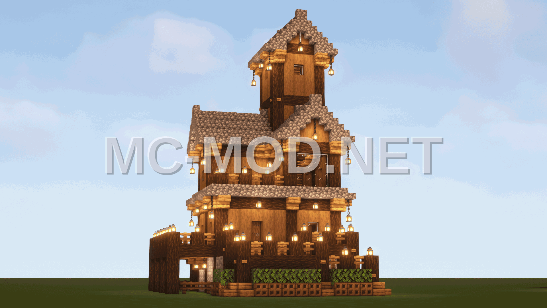 Rural Survival Home With Watchtower